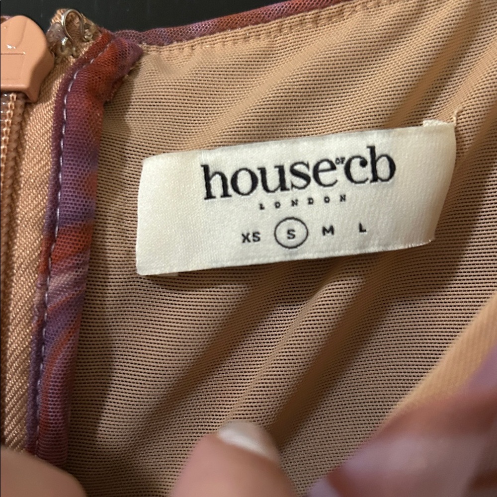 House of CB Purple and Pink Swirl Dress - NWOT - Picture 3 of 8